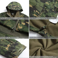 Chaqueta Táctica Softshell Impermeable con Capucha - Vivemoda