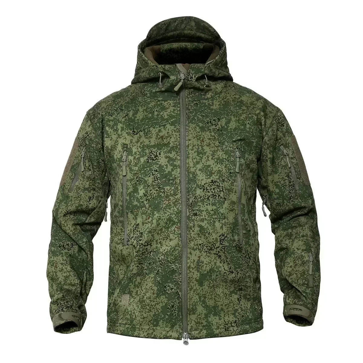 Autumn Outdoor EMR Waterproof Tactical Softshell Jacket Suitable Sports Hunting Camping Mountaineering Interior Fleece Lining